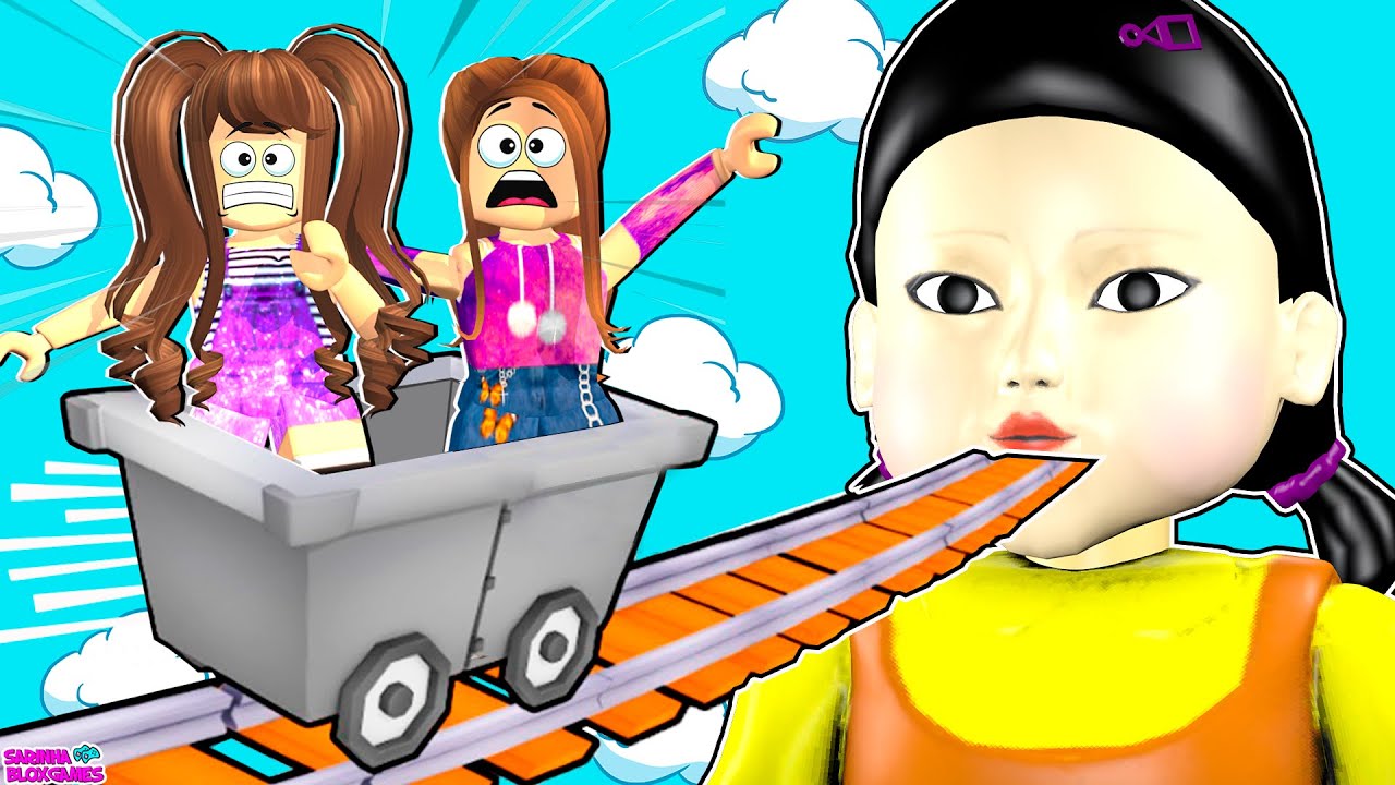 ANDEI NO CARRINHO DA BONECA BATATINHA FRITA 1,2,3 do SQUID GAME no ROBLOX
