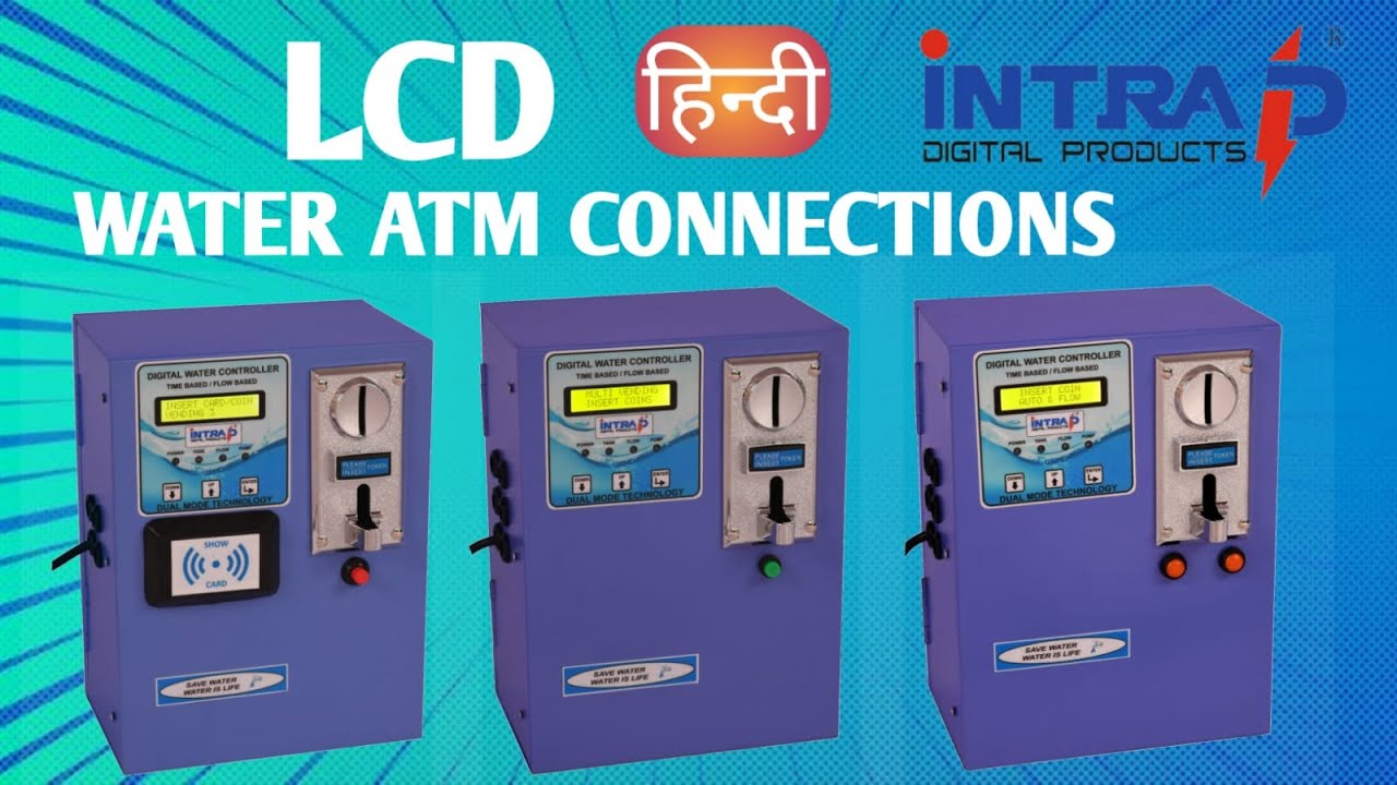 connections for water vending machine