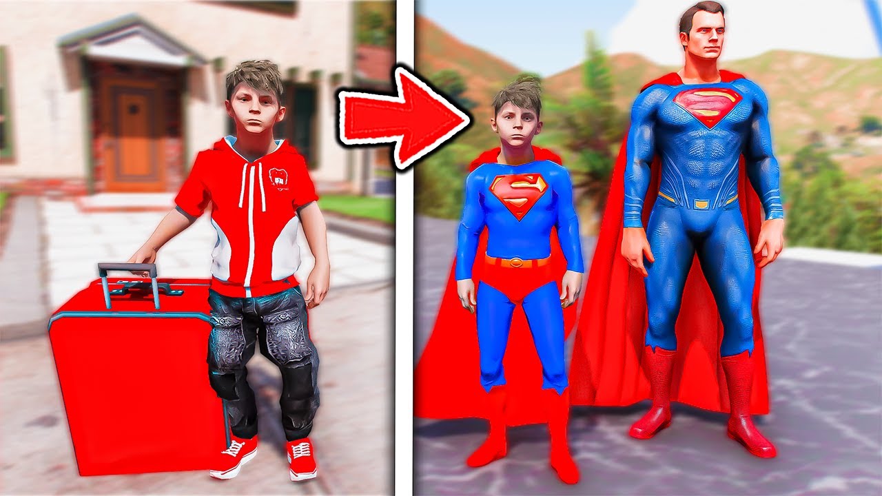 تحولت الى سوبرمان بعد ما هربت 😱🔥!! | فلم قراند