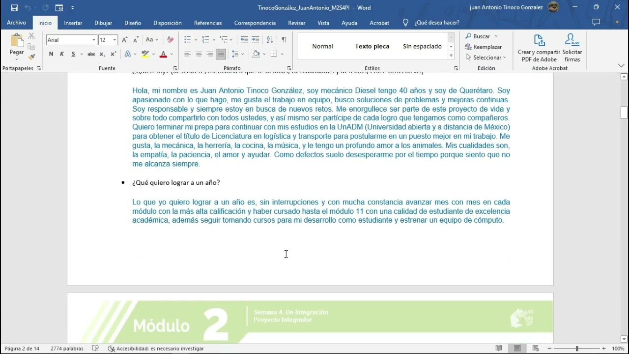 Proyecto integrador módulo 2