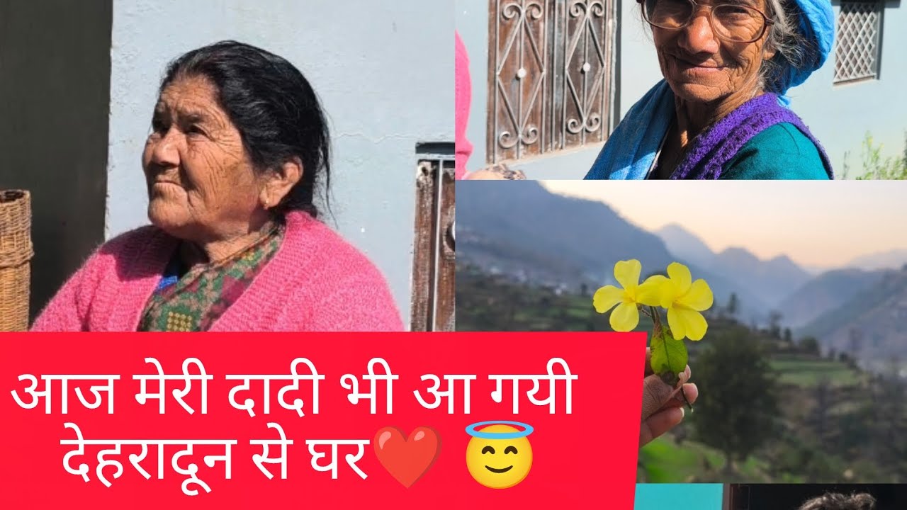 आज दादी भी आ गयी घर 😇❤#pahadirangat  #vlog #viral #pahadilifestyle #pahadi #chamoliuttarakhand 