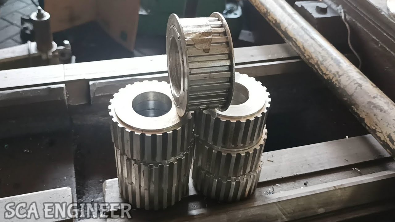 Very Fast Process | Cutting 26 Tooth Timing Belt Pulley On Milling Machine
