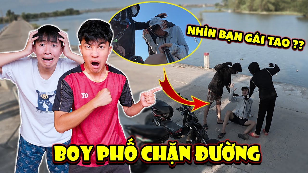 Hiếu Hài Hước Bị Boy Phố Chặn Đường Vì Ngắm Bạn Gái - Anh Tóc Xoăn Đứng Ra Giải Quyết