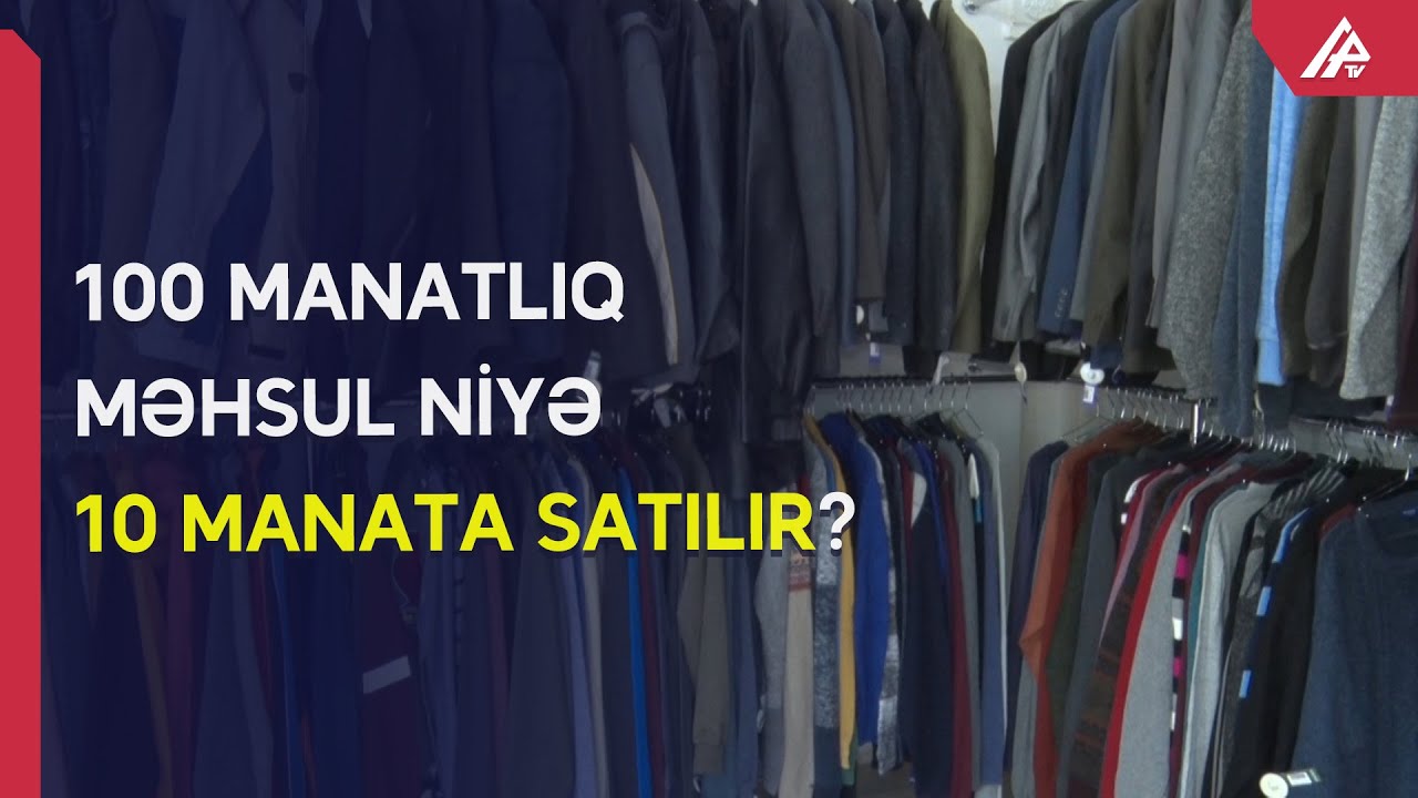 “İkinci əl” mağazasında 1600 manatlıq çanta satılır - APA TV