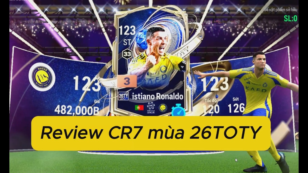FC Online :Trải nghiệm Cristiano Ronaldo mùa 26TOTY...