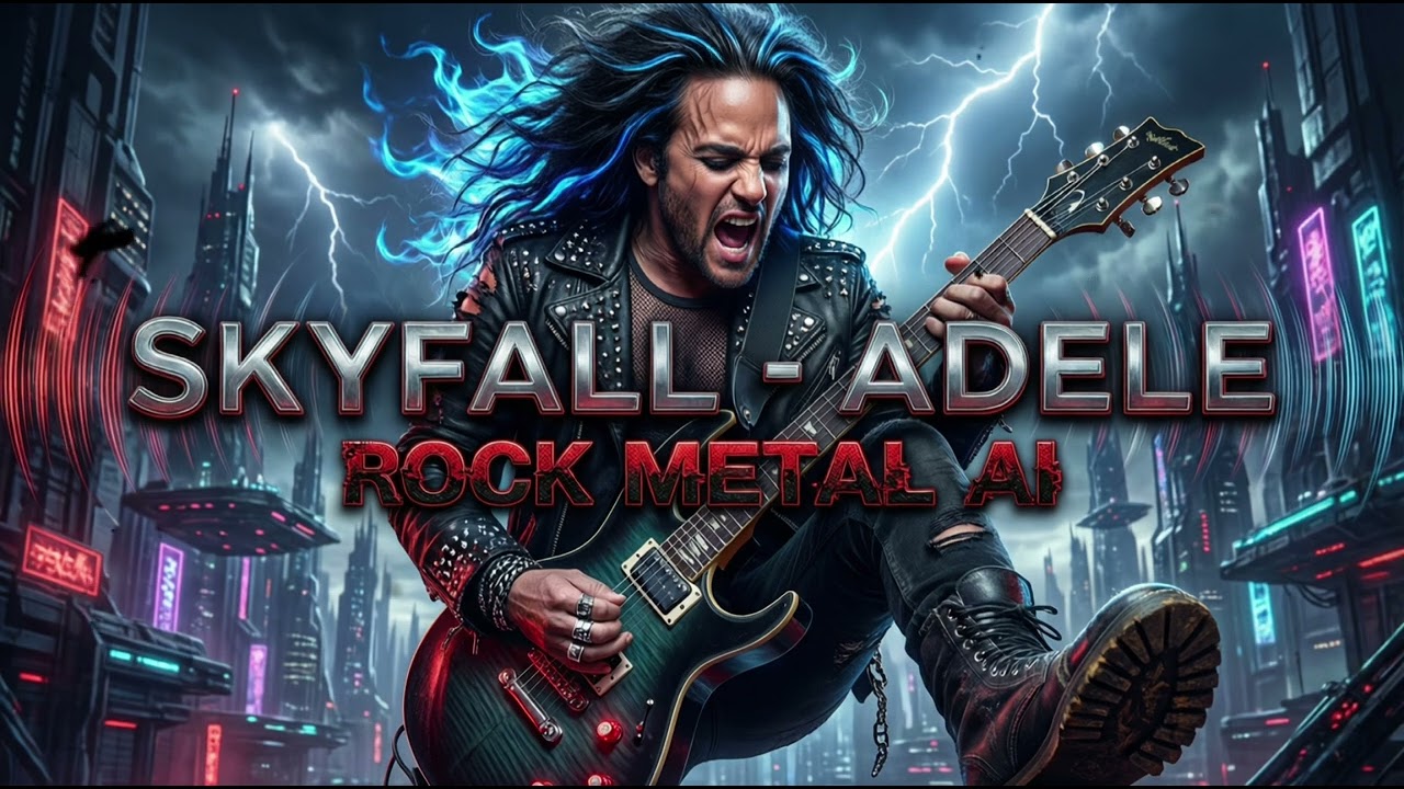 SKYFALL - ADELE || COVER ROCK METAL AI