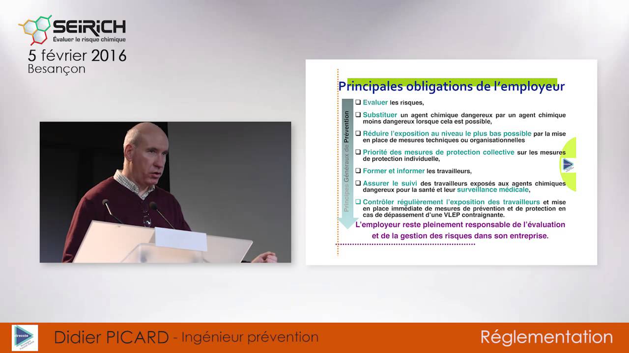 Conférence SEIRICH - Évaluer le risque chimique