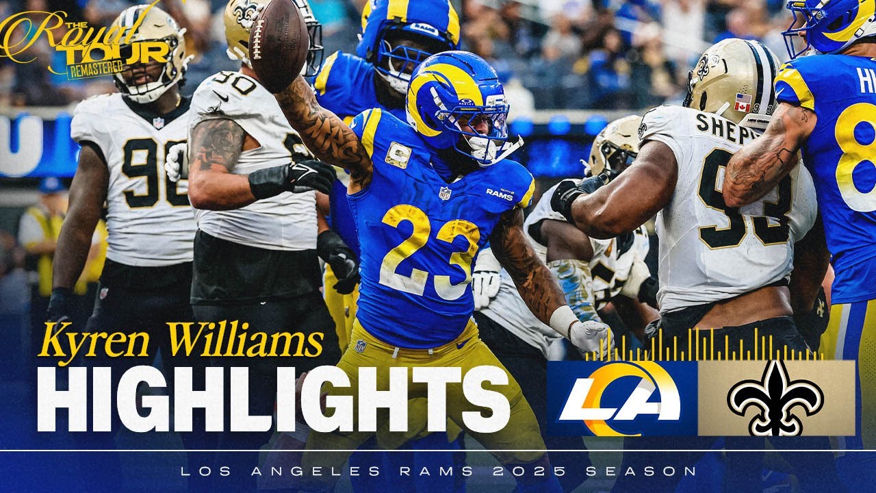 HIGHLIGHTS: Kyren Williams' Best Runs From 114-Yard Game vs. Saints in Week 9
