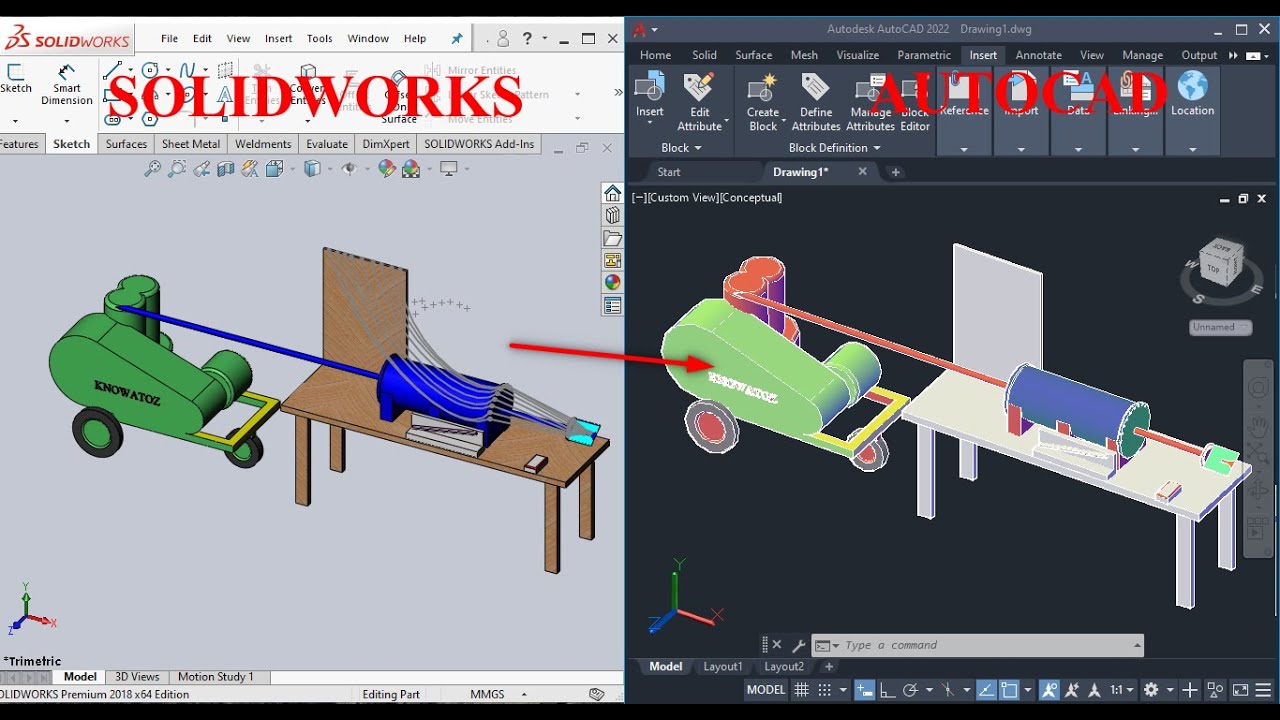 Export Solidworks Drawing to AutoCAD with Complex Features Plus DIMENSIONS