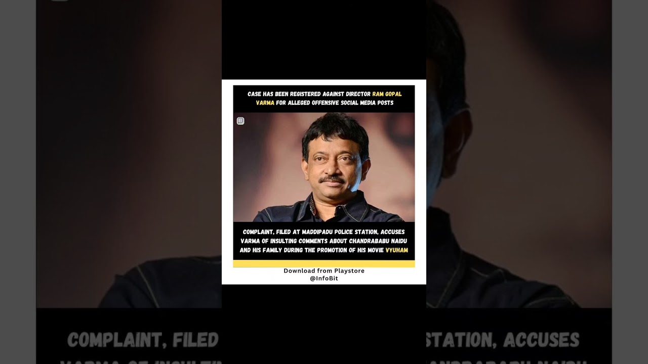 Case filed against RGV #rgv #ramgopalvarma