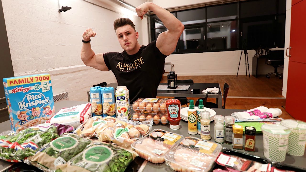 What I'm Eating to Get Shredded - Grocery Haul w/ Brandon Harding