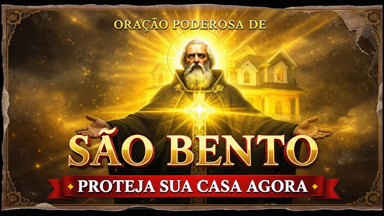 ORAÇÃO PODEROSA DE SÃO BENTO | Proteja Sua Casa AGORA