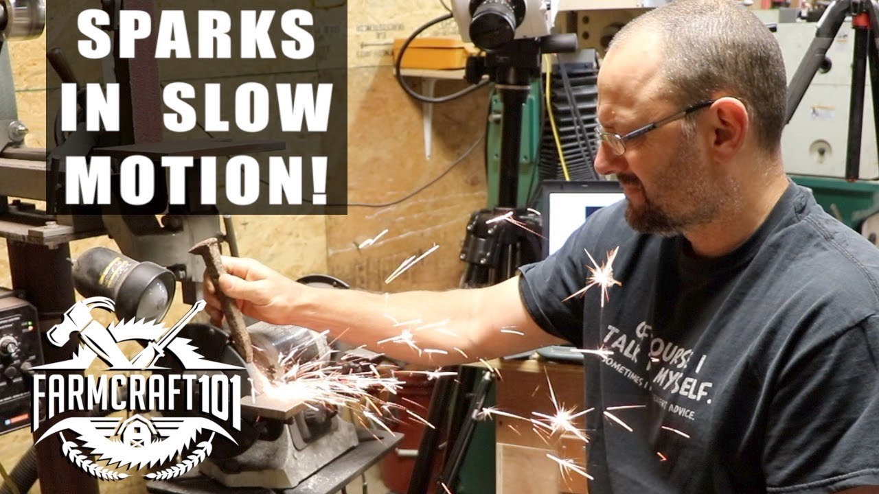 How to Spark Test Metals. Surprising Slow Motion Footage. FarmCraft101