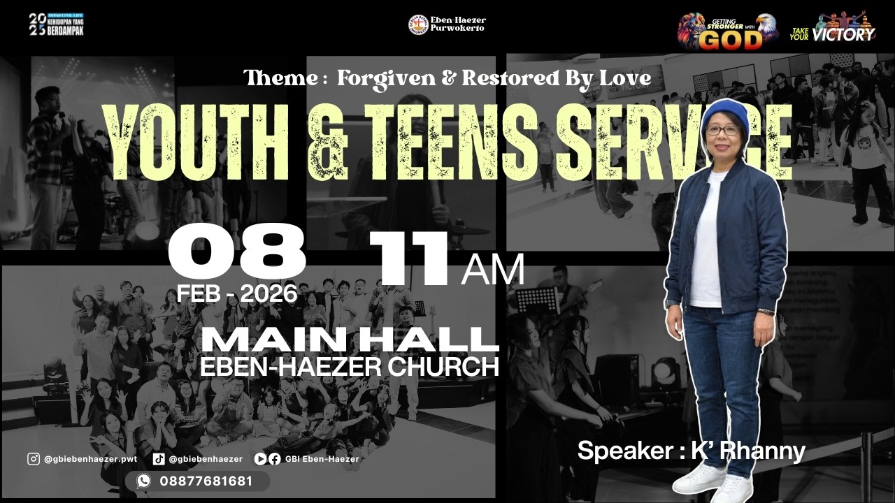 Ibadah Youth & Teens | GBI Eben-Haezer | 08.02.26 | 11.00 | K' Rhanny