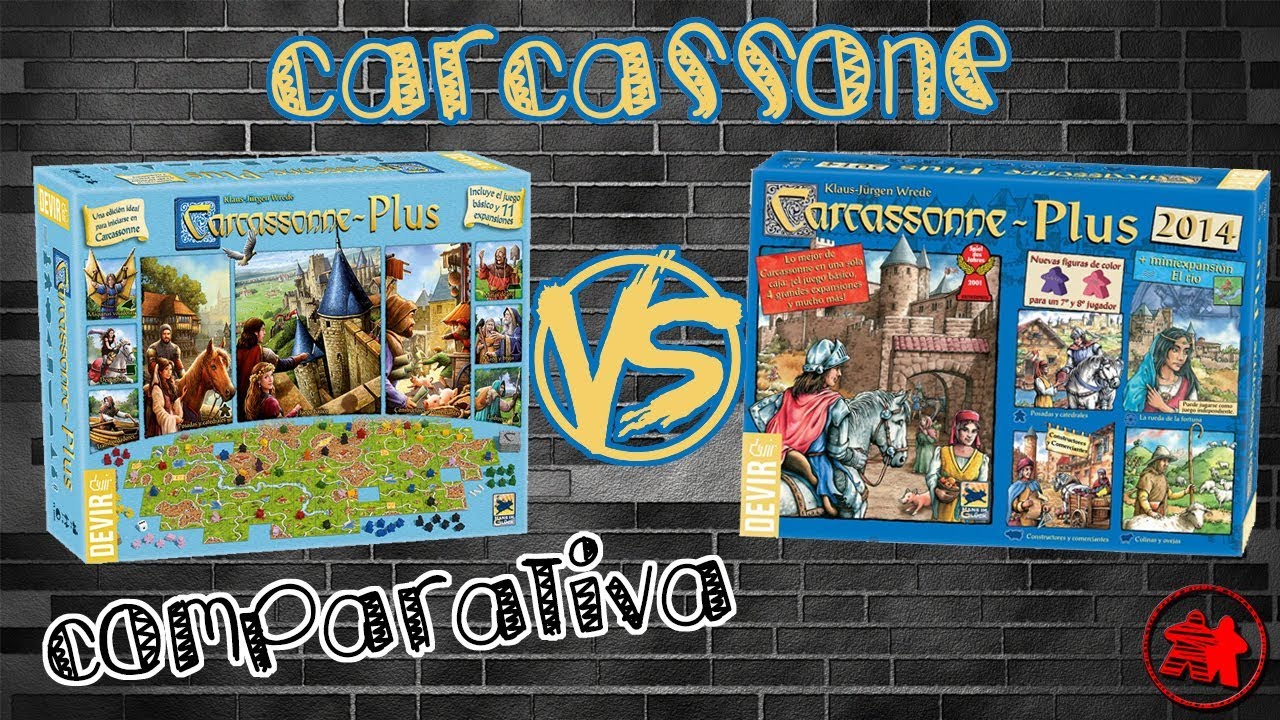 Carcassonne Plus 2017 VS. Carcassonne Plus 2014