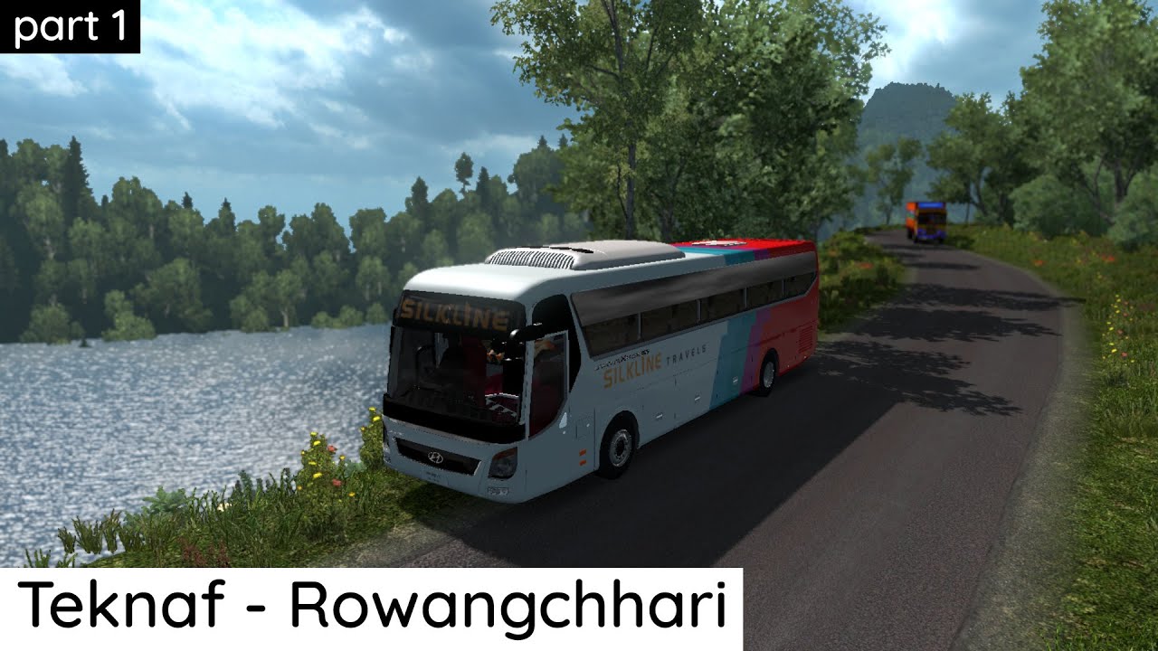 ETS2 bus mod - hill tracts (part 1) - GMT map v2