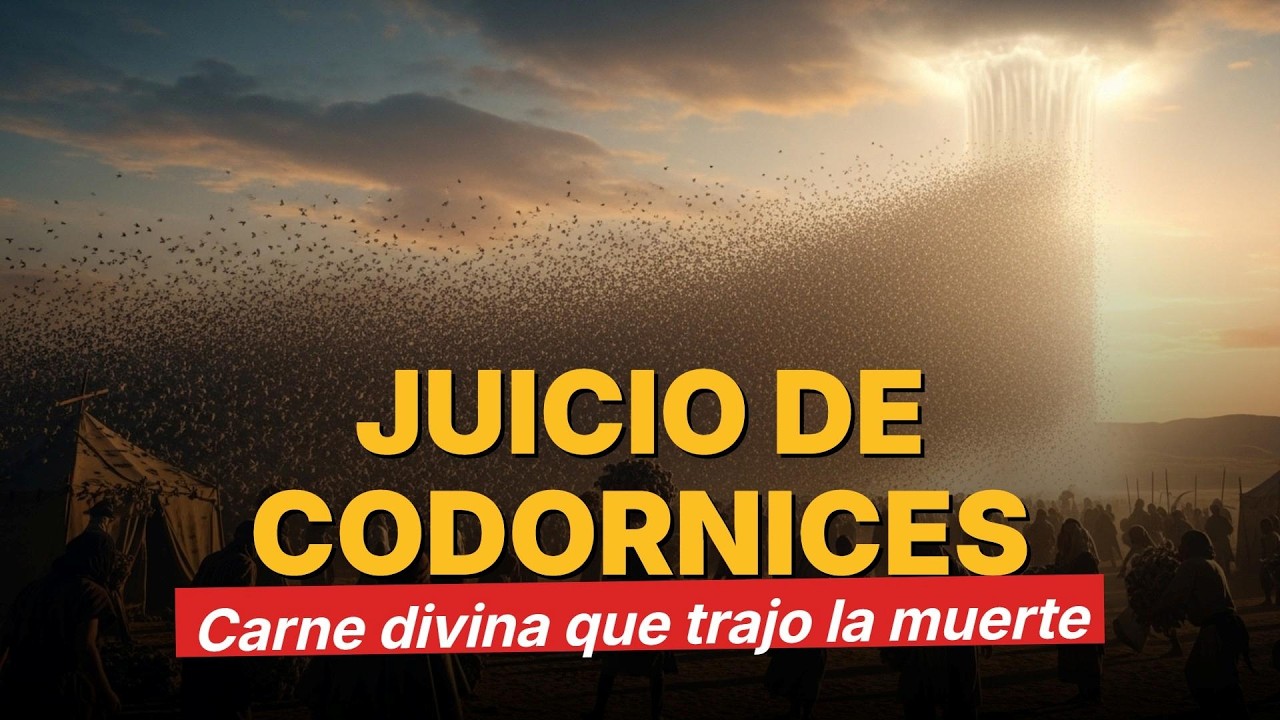 Juicio de Codornices #Biblia #HistoriaBiblica #Moisés #Israel #JuicioDivino #Fe