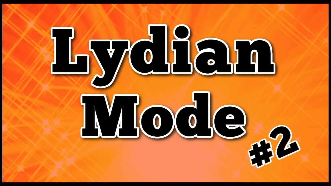 Lydian Mode 2 | Advanced Scales | Vocal Warm Up  🎵