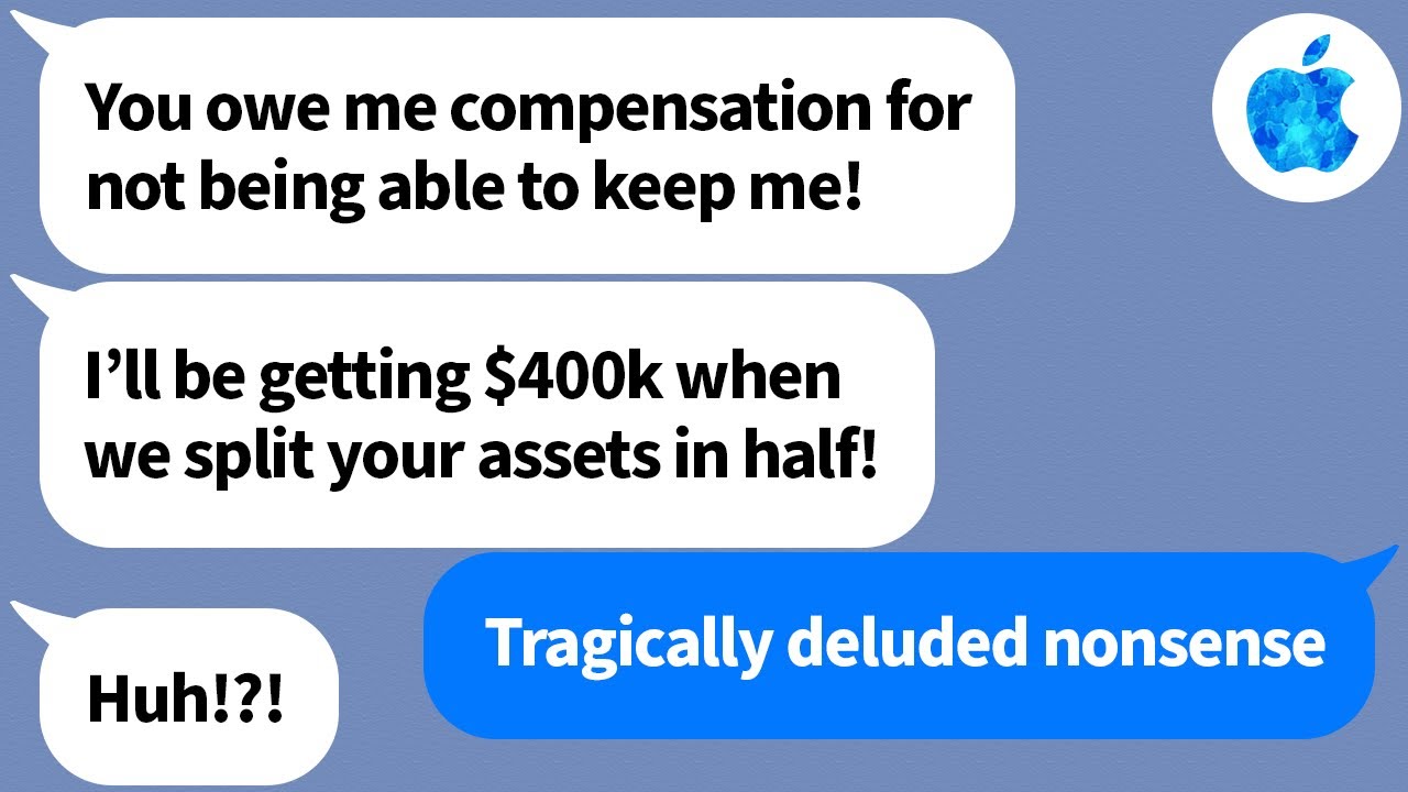 【Apple】My cheating wife divorced me after I inherited $800k and tried making ME pay compensation!!!!
