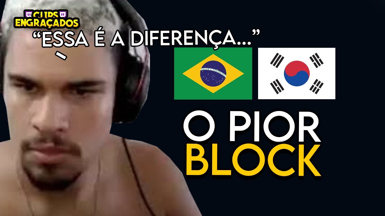 AYEL SOFRE O PIOR BLOCK E A DIFERENÇA DO BRASIL PRA COREIA - LEAGUE OF LEGENDS