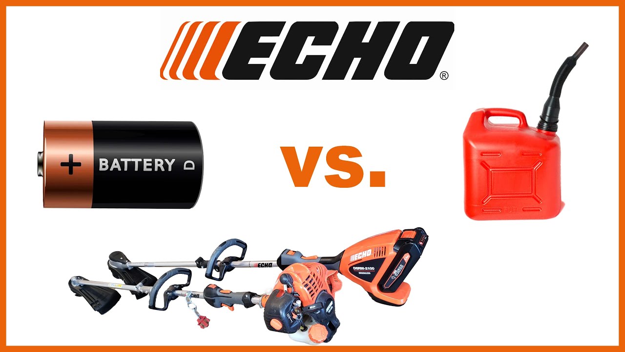 Battery vs. Gas! Which Echo weedeater is MORE POWERFUL??? Let's find out!