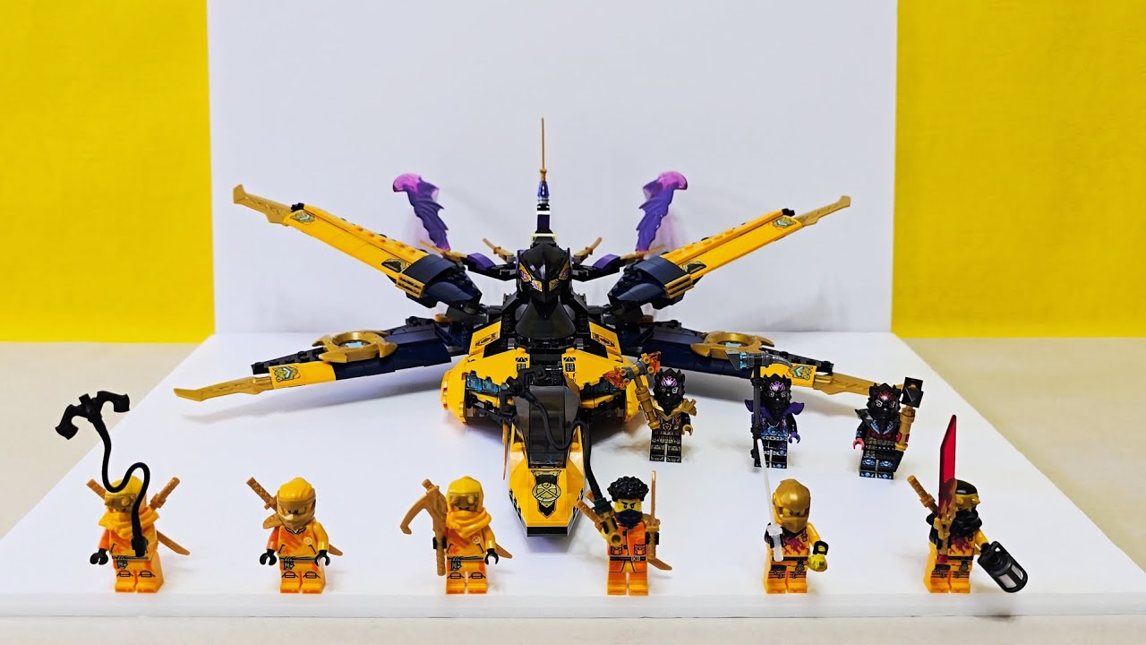 Lego Ninjago Dragons Rising～Super Storm Jet 71833～The story of Arin & Ras begins～[+Minifigures]
