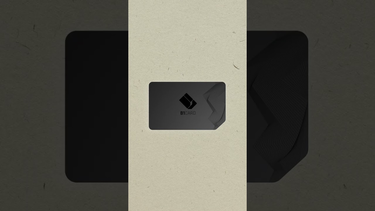 B1 Card the new digital business card designed by  @PininfarinaSegno Incredible revolution