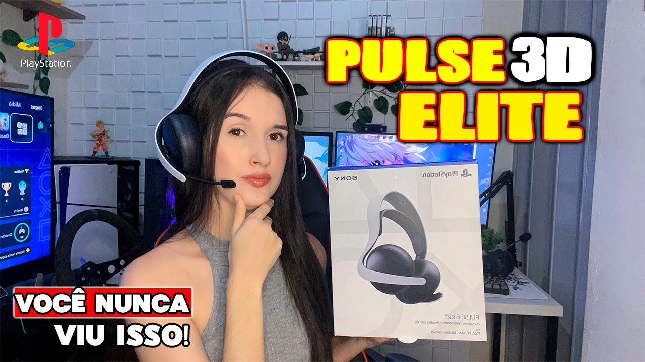 PlayStation PULSE ELITE do PS5! Melhor Headset SEM FIO Do MERCADO? (UNBOXING e ANÁLISE)