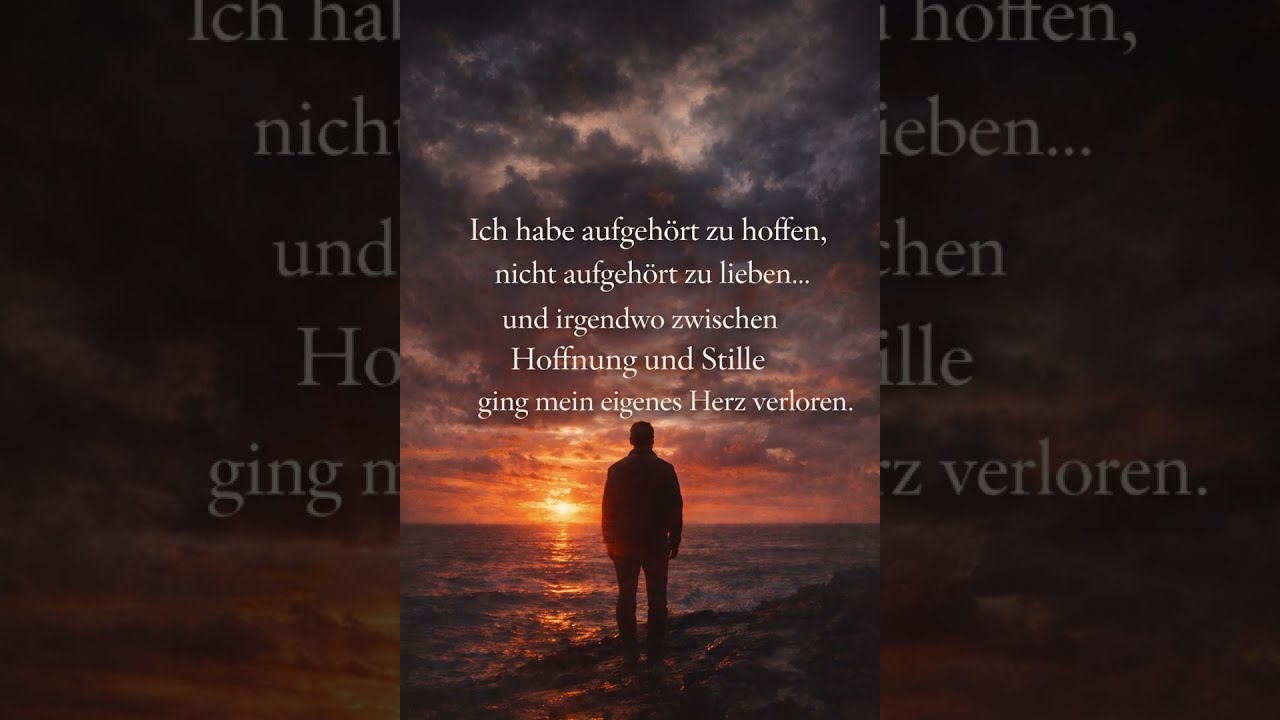 Ich habe aufgehört zu hoffen