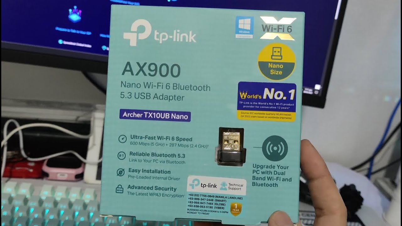 Настройка и проверка скорости TP-Link Archer TX10UB Nano / AX900