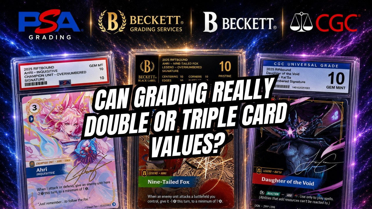Can Grading Riftbound Signature Cards DOUBLE or TRIPLE Your Money?