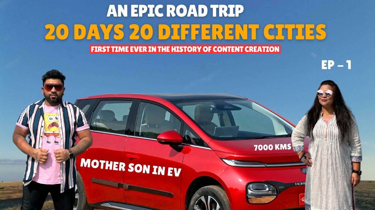 20 Days 20 Different Cities In EV Car  | Episode - 1