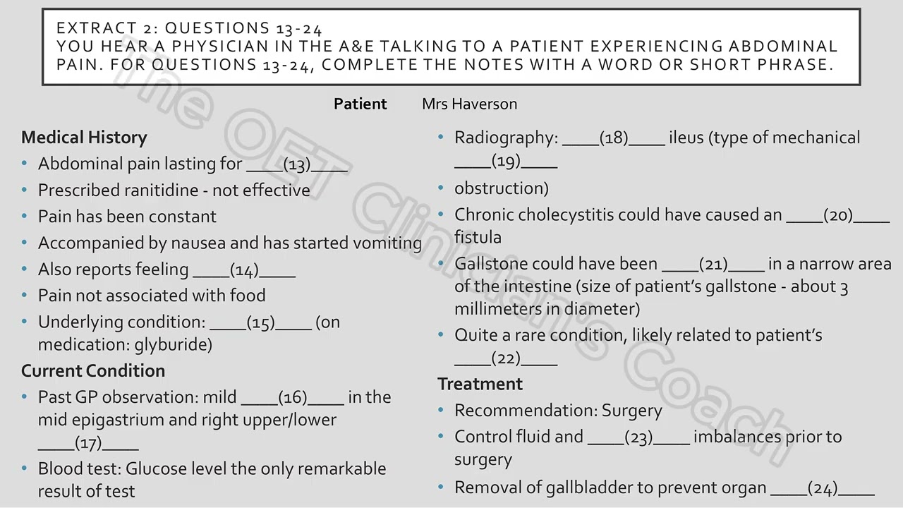OET listening test 12  #oet #oettraining #oetlistening #oetshadowing #medicalenglish