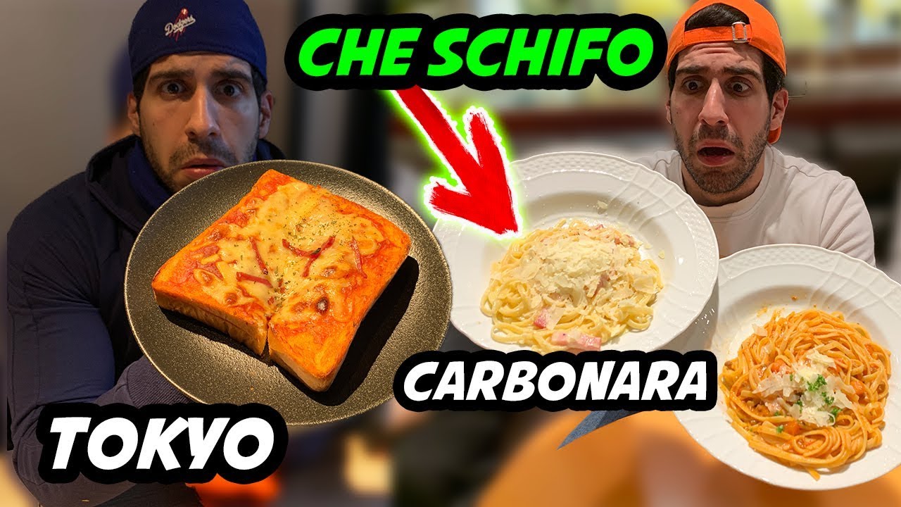 CIBO ITALIANO PEGGIORE A TOKYO IN GIAPPONE