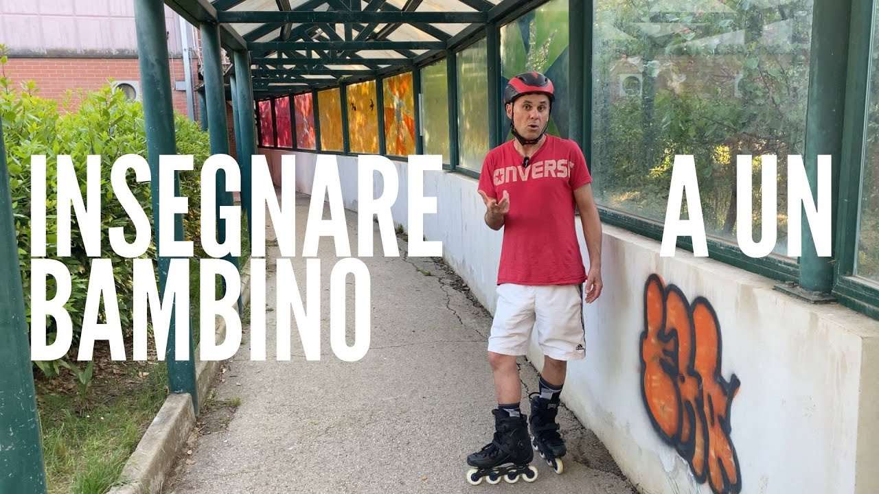 Insegnare a un bambino a pattinare