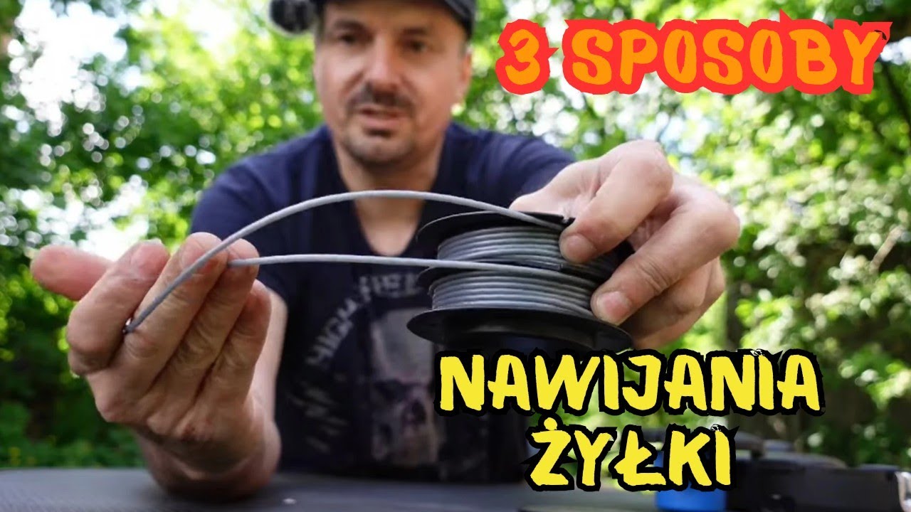 Wymiana żyłki w kosie, prosto wyjaśnione, dla początkujących.
