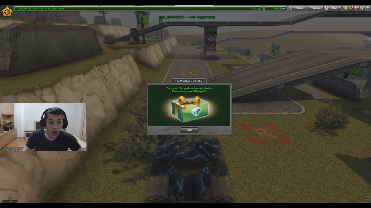 Tanki Online Juggernaut Mode on Test Server