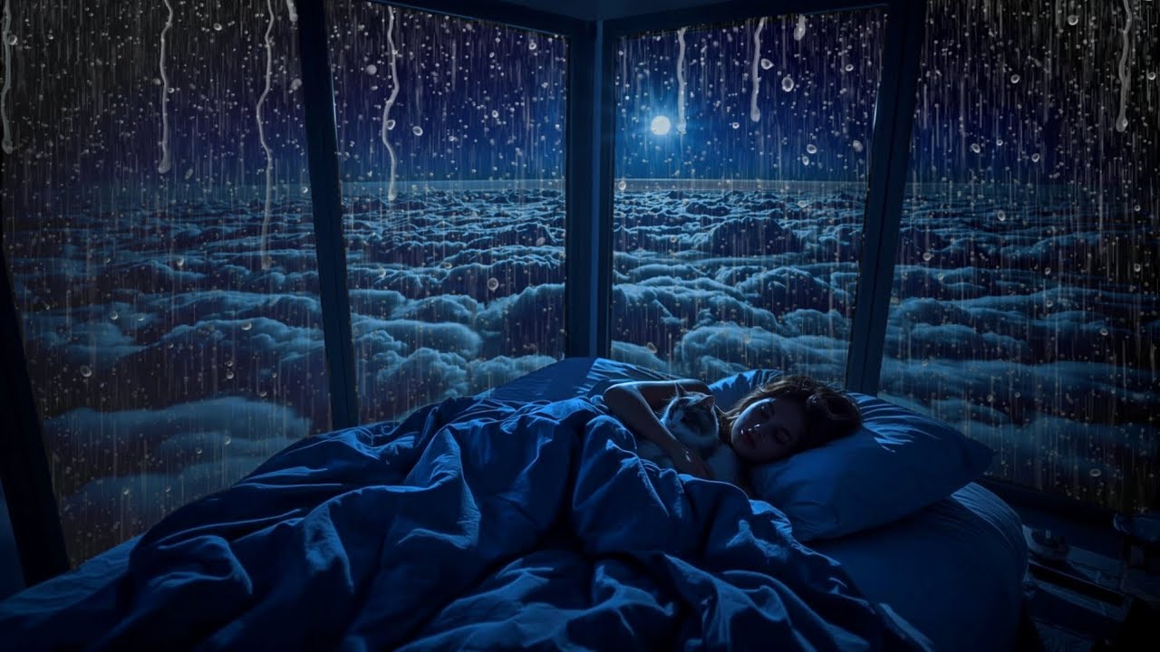 Midnight Cloud Dreams – Deep Sleep and Calming Night Ambience 🌙☁️💤✨