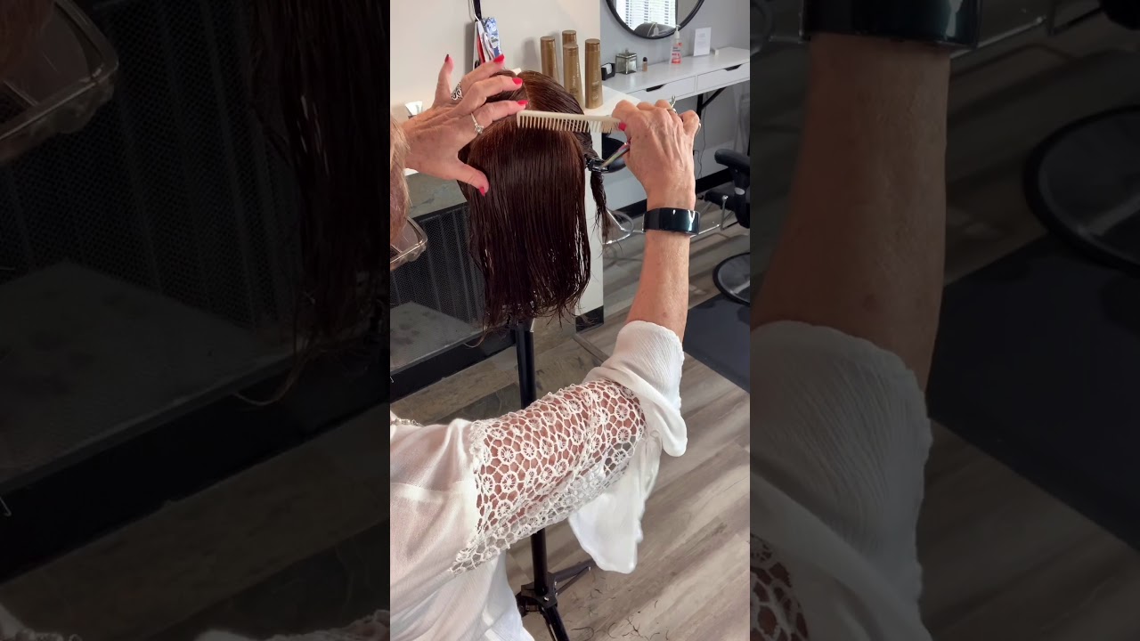 45 degree haircut lob