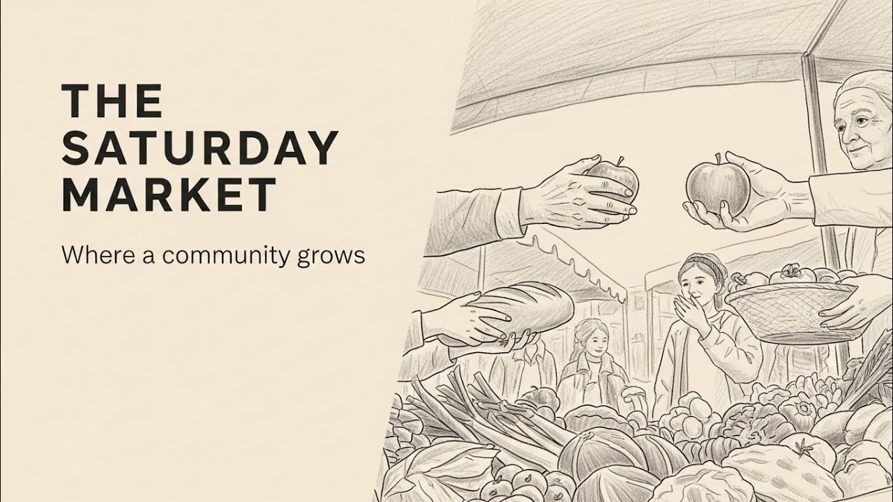 English Listening Practice Through Stories At A Saturday Market