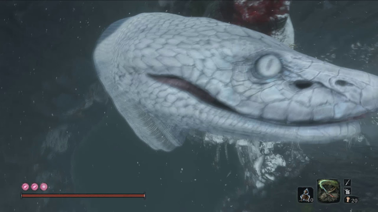 Sekiro - What happens if you fail the giant snake deathblow