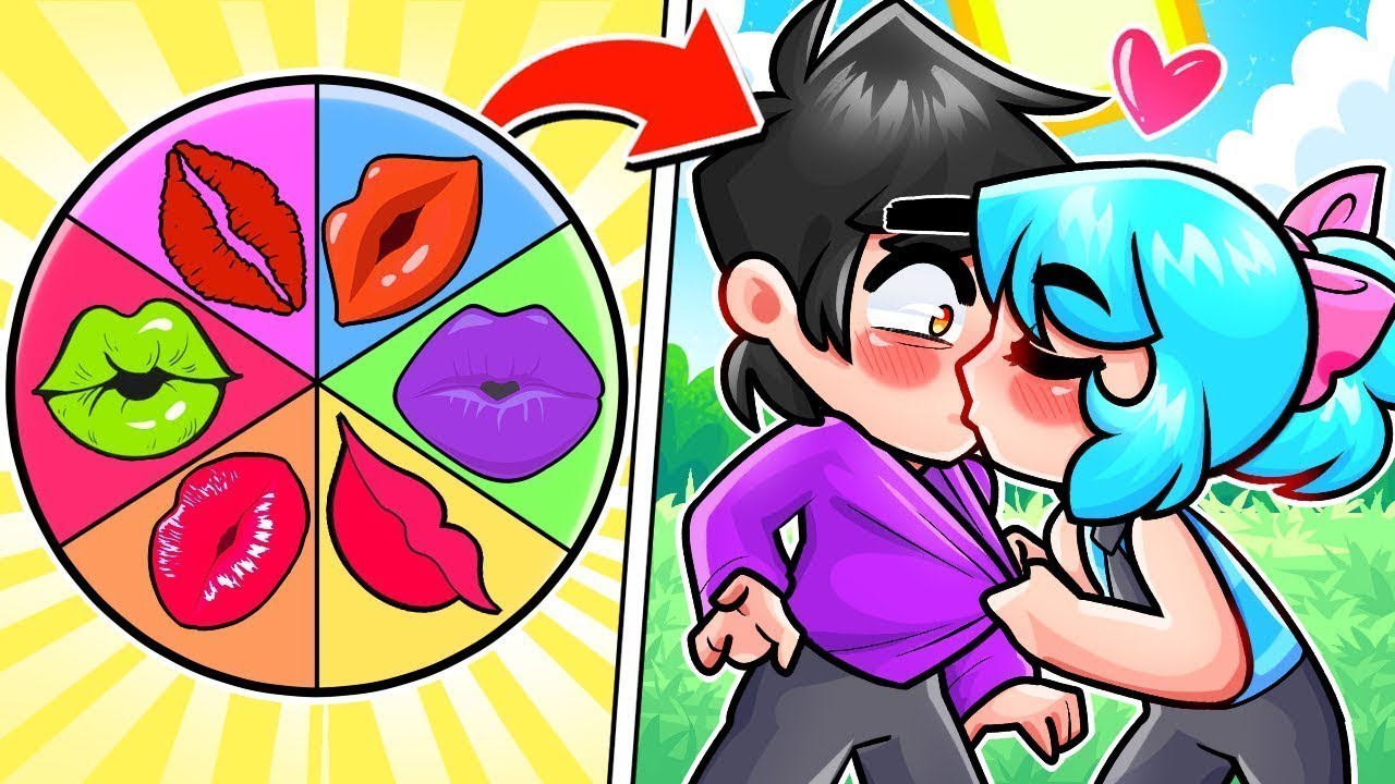 ¡RULETA de BESOS en MINECRAFT! 😱💋 SRJUANCHO Y SRTACATANA SE BESAN en LA RULETA 💏 MINECRAFT ROLEPLAY