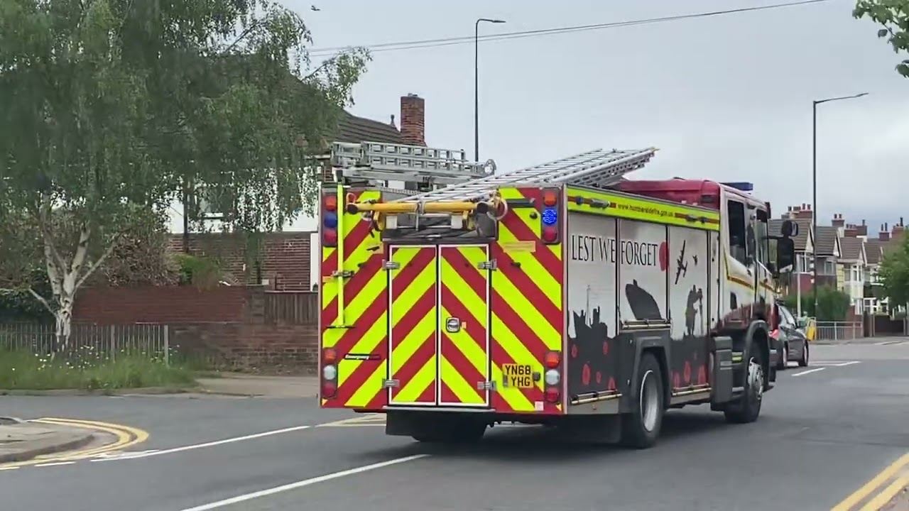 ￼(rare)￼Peaks Lane fire station triple turnout 