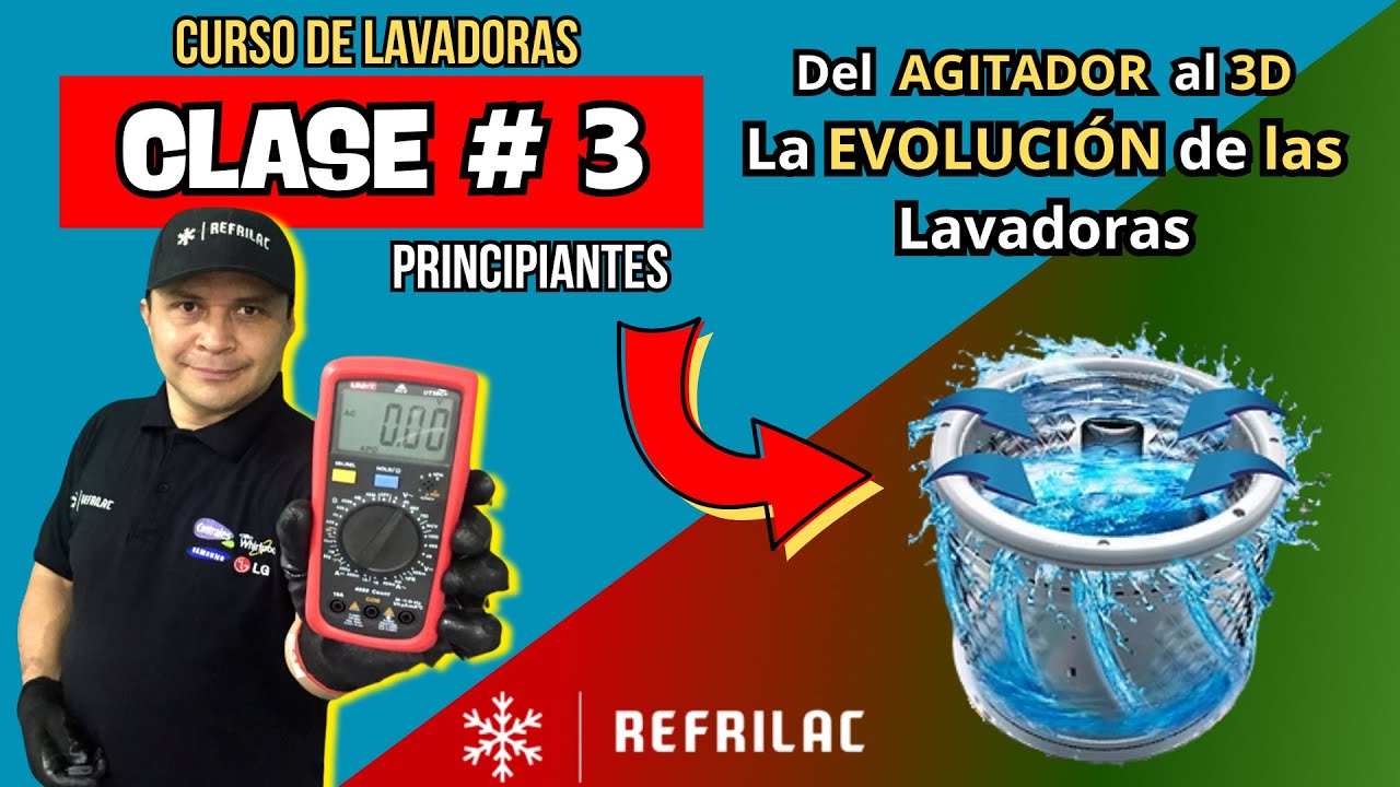 🎯 Del Agitador al 3D: La EVOLUCIÓN de las Lavadoras | 🤯Clase 3: Sistemas de Lavado bien Explicados
