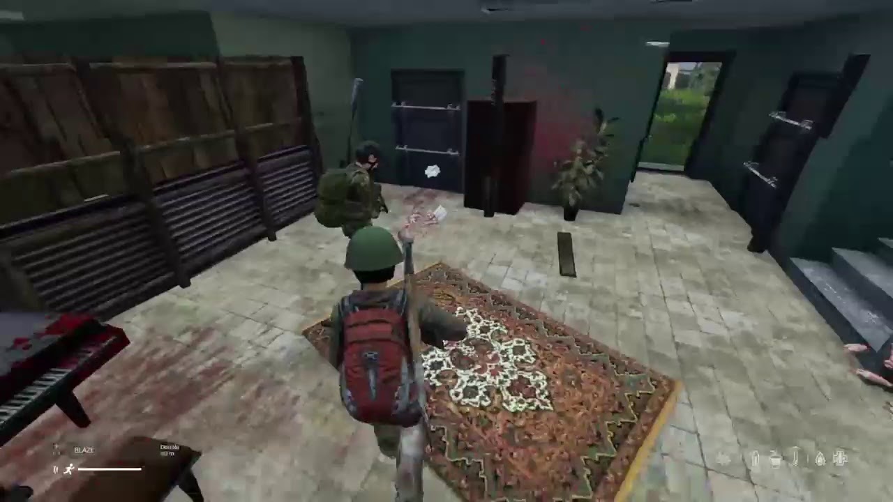 Playing dayz on ps4 severs pvp base on 2521 brena