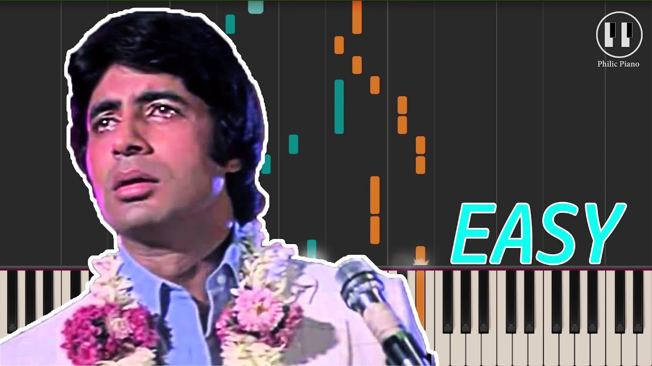 O Saathi Re, Tere Bina Bhi Kya Jeena - Muqaddar Ka Sikandar (1978) - EASY Piano Tutorial