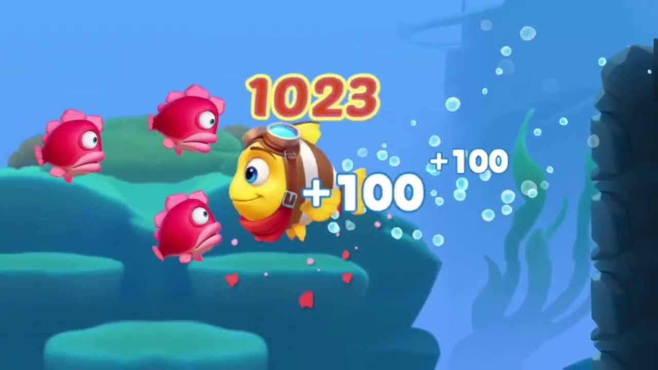 Fishdom 🐠Video [55.2] Hungry Fishs Gameplay | Ads Mini Games New Update 2025 