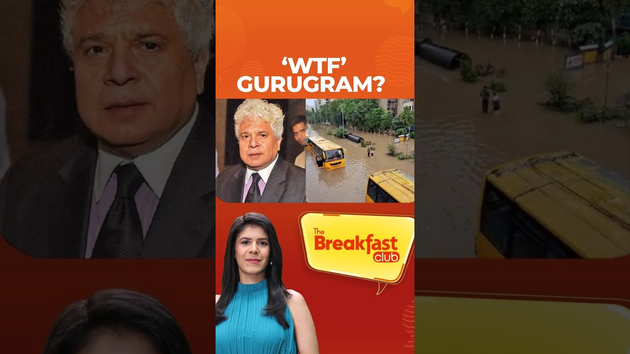 Gurugram Drowns Again: 1 Hour Rain, 4 Hours Of Gridlock | #shorts | N18S