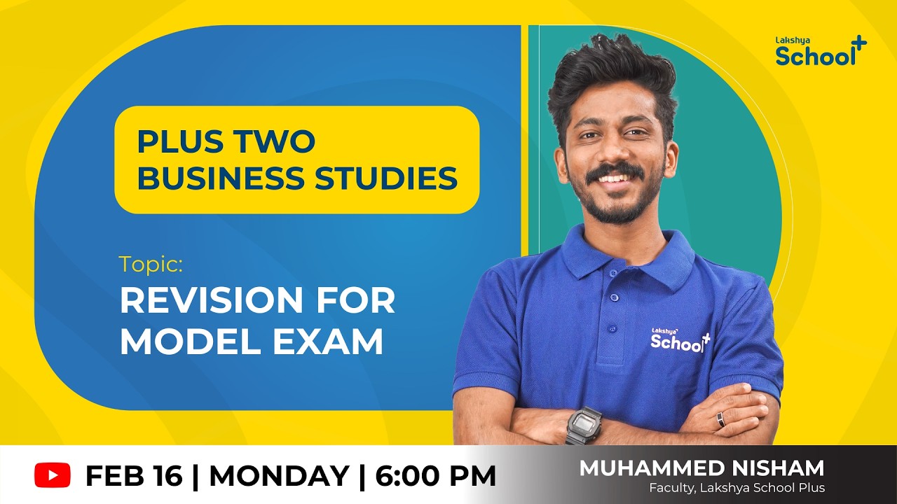 +2 Business Studies   | REVISION FOR MODEL EXAM - PART 02  |
