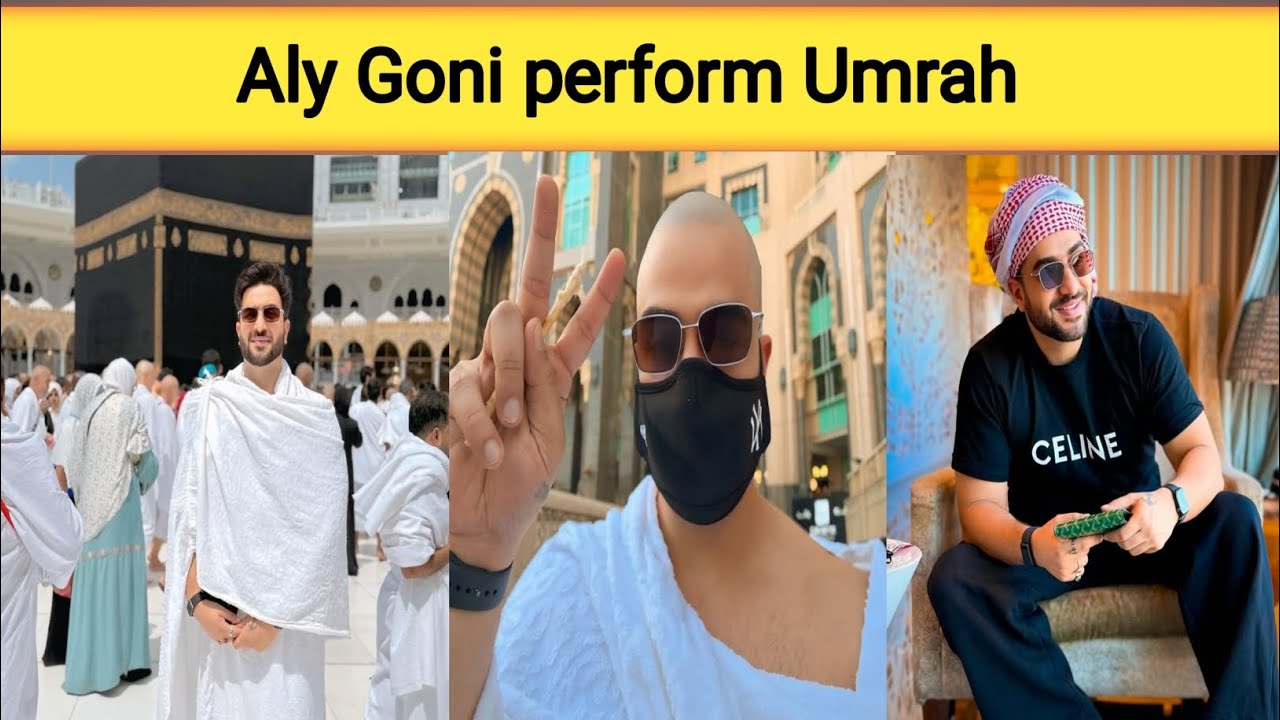Aly Goni perform Umrah with Shaved Head | Aly Goni ne kiya Umrah ada | Aly Goni Umrah performance